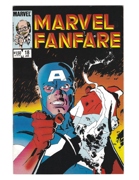 Marvel Fanfare #18 Captain America by Frank Miller! VGFN