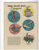 Four Color #1025 Walt Disney's Vacation In Disneyland HTF Dell 10 Cent Cover FVF