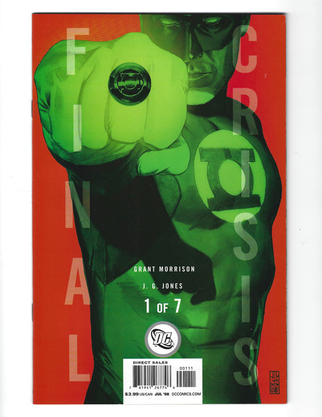 Final Crisis #1 Green Lantern! Jeff Jones Variant VFNM