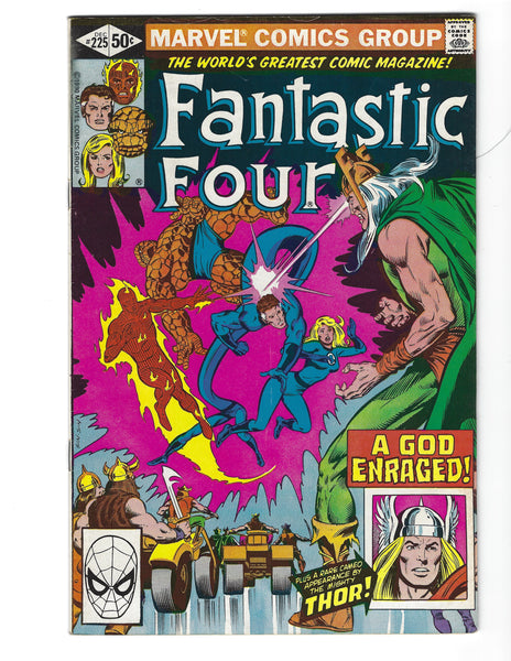 Fantastic Four #225 A God Enraged! VG+