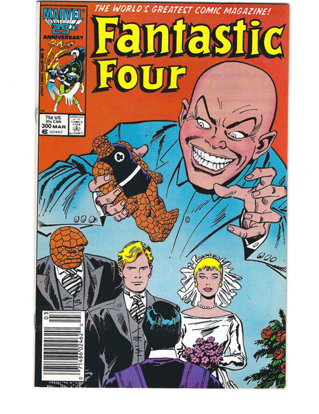 Fantastic Four #300 The Marriage of Johnny and Alicia! Newsstand Variant VF