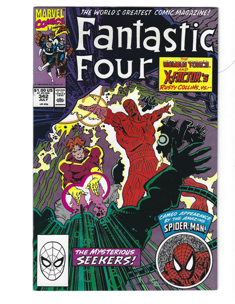 Fantastic Four #342 The Mysterious Seekers! FVF