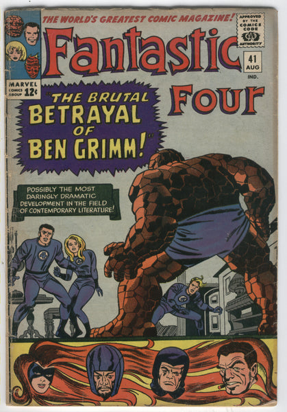 Fantastic Four #41 Jack Kirby Art Silver Age Classic GD