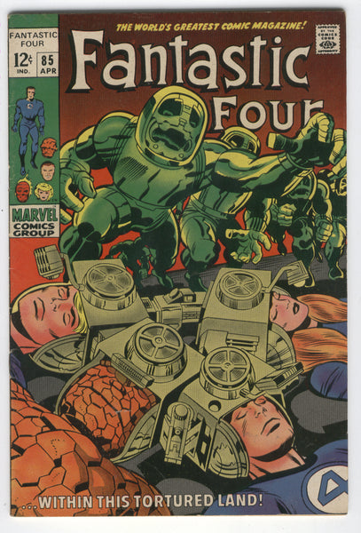 Fantastic Four #85 Silver Age Kirby Classic VGFN