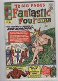 Fantastic Four Annual #1 The Sub-Mariner Silver Age Key GVG