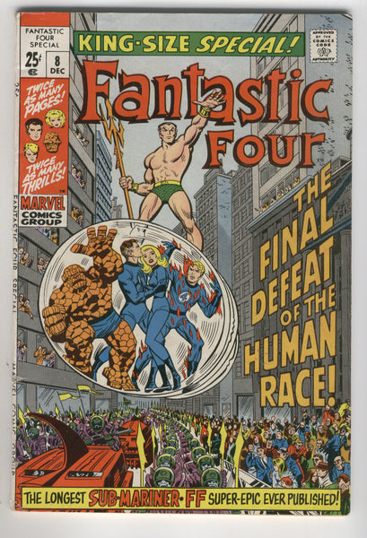 Fantastic Four Annual #8 The Sub-Mariner Defeats The Human Race (not) Silver Age Key VGFN