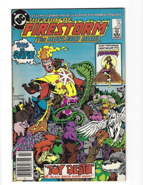 Fury Of Firestorm #25 News Stand Variant FVF