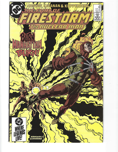 Fury Of Firestorm #33 Burn Manhattan, Burn! VFNM