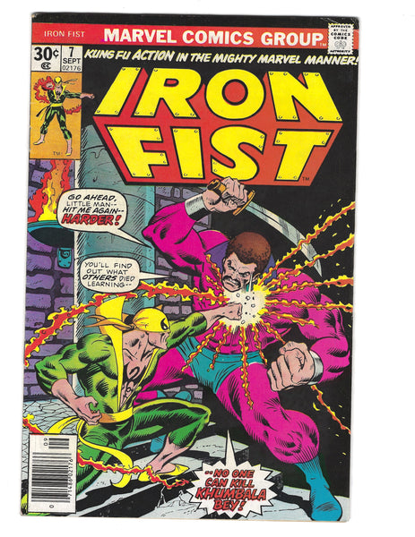 Iron Fist #7 HTF Bronze Age Byrne Classic! FN