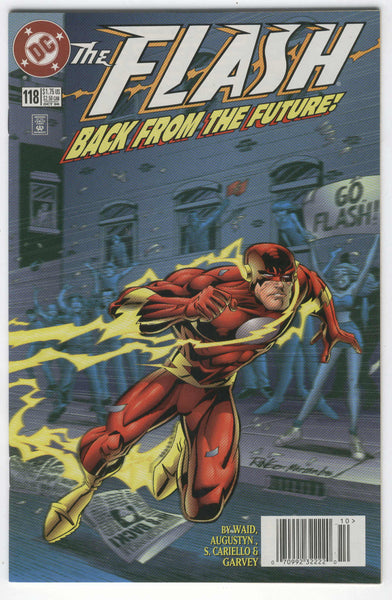 Flash #118 Back From The Future! News Stand Variant VF