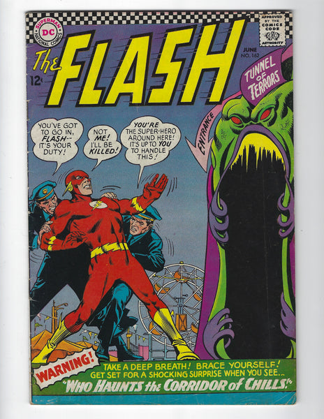 Flash #162 The Tunnel Of Terrors! Silver Age VGFN