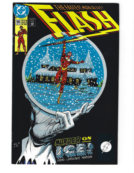 Flash #56 Murder On Ice! VF