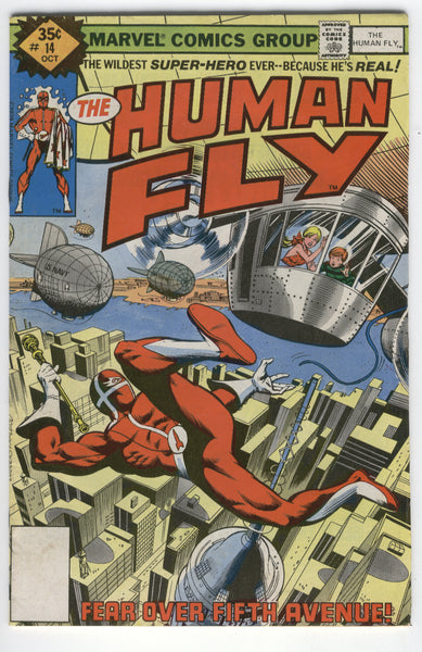 Human Fly #14 Fear Over fifth Avenue Bronze Age Whitman Variant VGFN