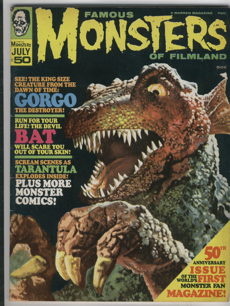 Famous Monsters Of Filmland #50 Gorgo the Destroyer Silver Age Horror VGFN