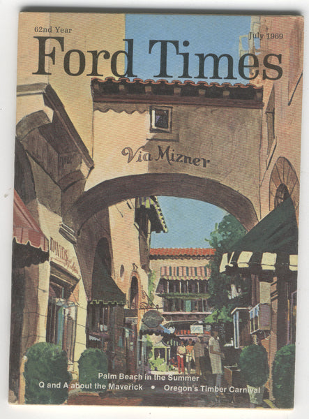 Ford Times Magazine July 1969 HTF Auto Enthusiasts FN