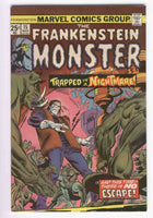 Frankenstein Monster #15 Trapped In A Nightmare Mayerik Art Bronze Age Horror Classic VG