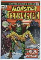 Frankenstein Monster #2 Ploog Art Bronze Age Horror Key FVF