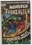 Frankenstein #5 The Monster Walks Among Us! Bronze Age Horror Ploog Art VG