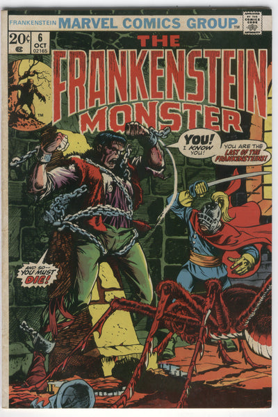 Frankenstein #6 The Last Of  The Frankensteins! Bronze Age Classic Ploog Art VGFN