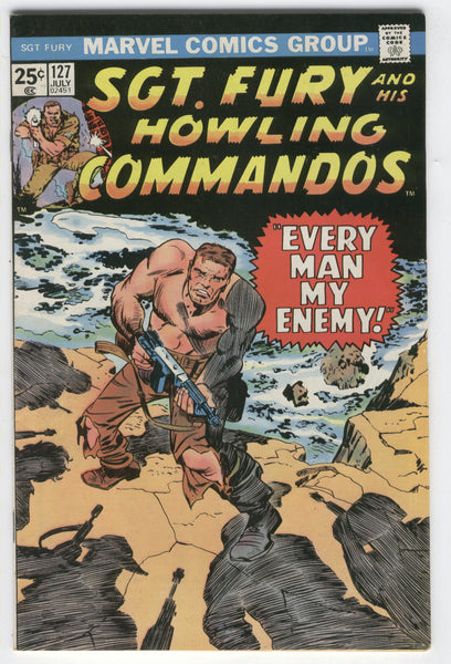 Sgt. Fury And His Howling Commandos #127 Every Man My Enemy! Bronze Ag ...