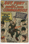 Sgt. Fury And His Howling Commandos #12 Which One Deserts? Silver Age GD