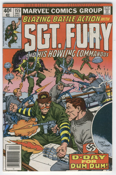 Sgt. Fury And His Howling Commandos #155 Blazing Battle Action! Bronze Age VG