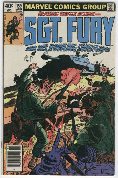 Sgt. Fury And His Howling Commandos #159 News Stand Variant VGFN