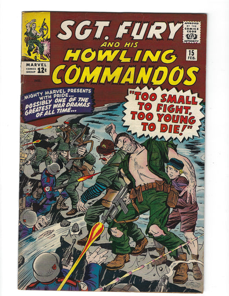 Sgt. Fury And His Howling Commandos #15 Silver Age Classic! FN