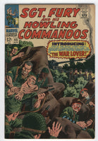 Sgt. Fury And His Howling Commandos #45 The War Lover! Silver Age Classic FN