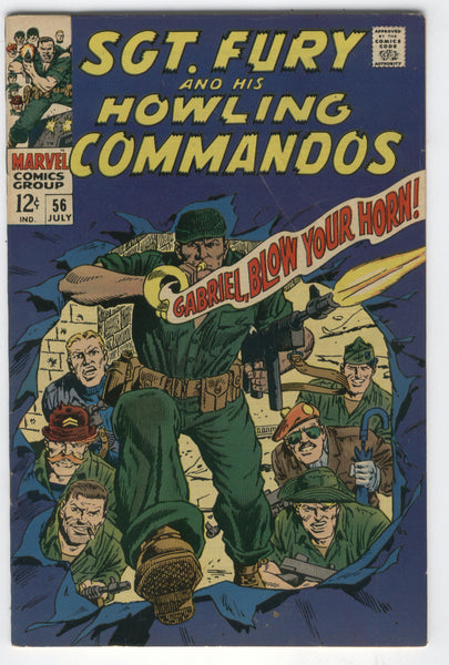 Sgt. Fury And His Howling Commandos #56 VGFN