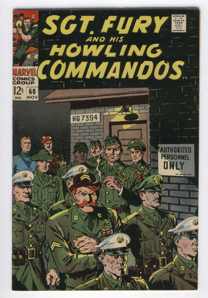 Sgt. Fury And His Howling Commandos #60 Silver Age FNVF
