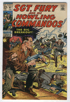 Sgt. Fury And His Howling Commandos #61 The Big Breakout! Silver Age VF-