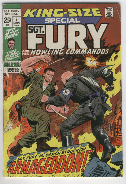 Sgt. Fury And His Howling Commandos Annual #7 Baron Strucker! Bronze Age VG