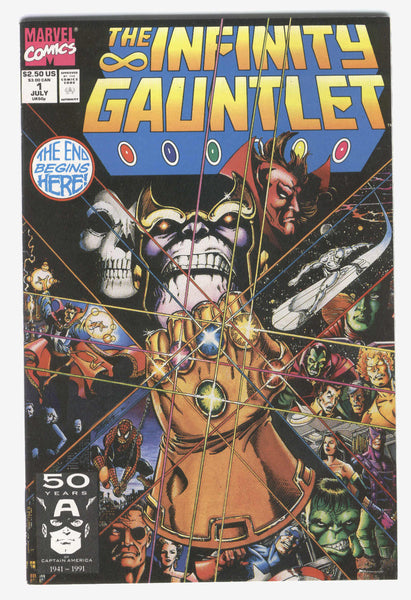 Infinity Gauntlet #1 Thanos The End Begins Here! Starlin Perez VF-