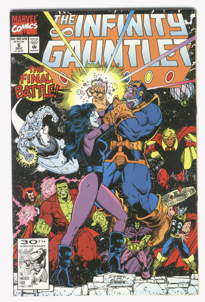 Infinity Gauntlet #6 The Final Battle Thanos VFNM