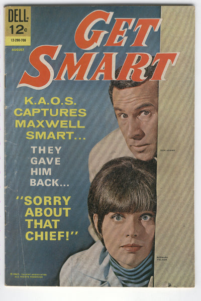 Get Smart #7 K.A.O.S Captures Maxwell Smart Silver Age Dell Photo Cover VG