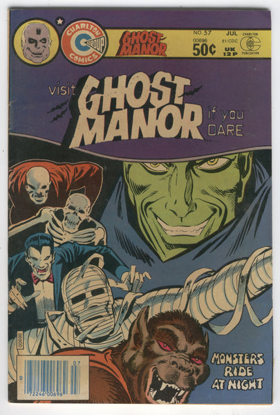 Ghost Manor #57 Ditko and Wood Art Bronze Age Charlton Horror FN