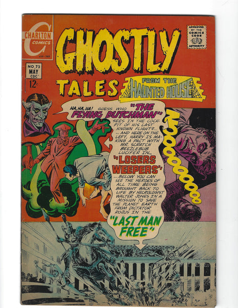 Ghostly Tales #73 HTF Silver Age Charlton Horror VG