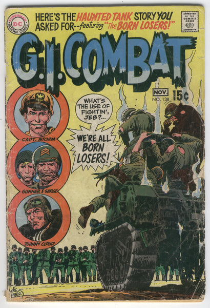 G.I.  Combat #138 GD
