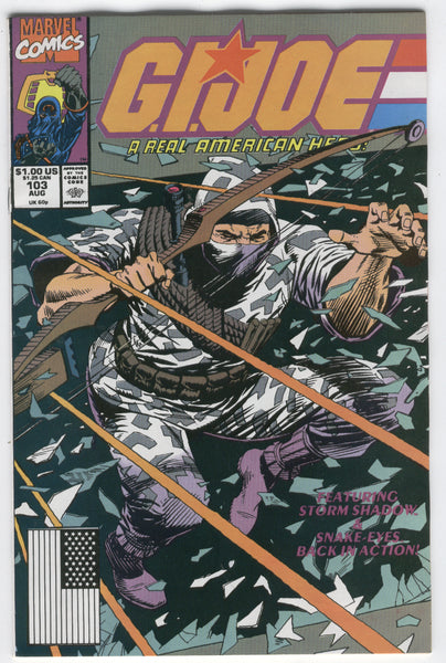 G.I. Joe A Real American Hero #103 Storm Shadow & Snake Eyes VF