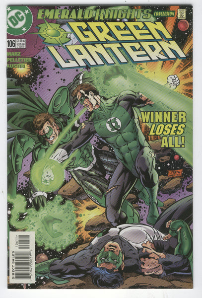 Green Lantern #106 Emerald Knights! Winner Loses All NM-