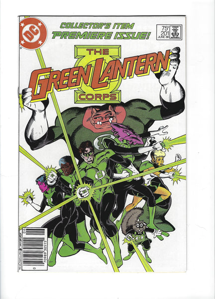 Green Lantern Corps #201 First Appearance Of Kilowog! News Stand Variant!! VFNM