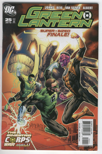 Green Lantern #25 Super-Sized Finale of The Sinestro Corps War VFNM