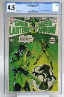 Green Lantern #76 Green Arrow Neal Adams Early Bronze Age Key CGC Graded 4.5 VG+