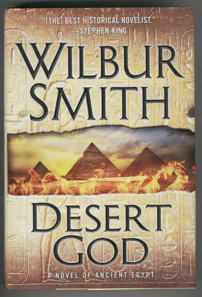 Wilbur Smith Desert God Hardcover w/ DJ First Edition VF