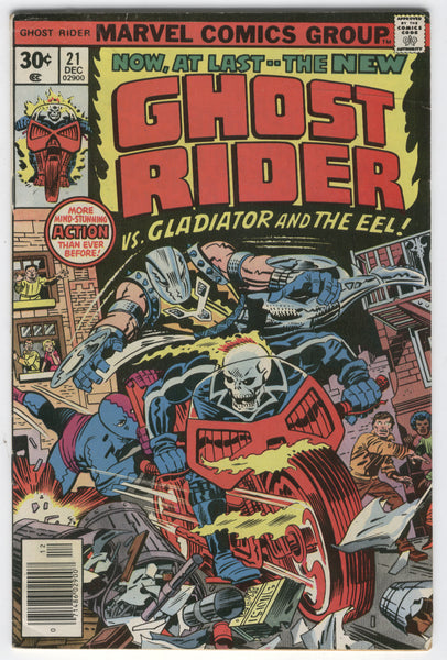 Ghost Rider #21 Bronze Age Classic Gladiator & The Eel! VG