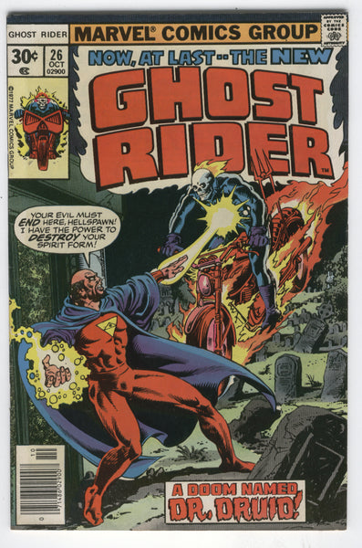 Ghost Rider #26 A Doom Named Dr. Druid Bronze Age Classic VG+