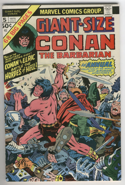 Giant-Size Conan The Barbarian #5 Elric App. Kirby Cover Bronze Age Key FVF