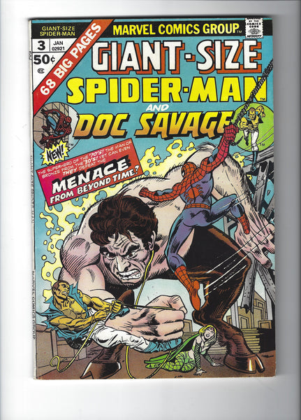 Giant-Size Spider-Man #3 Doc Savage! Bronze Age Giant FN