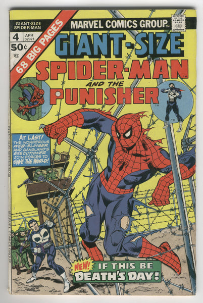 Giant-Size Spider-Man #4 Early Punisher Appearance Bronze Age Key VG